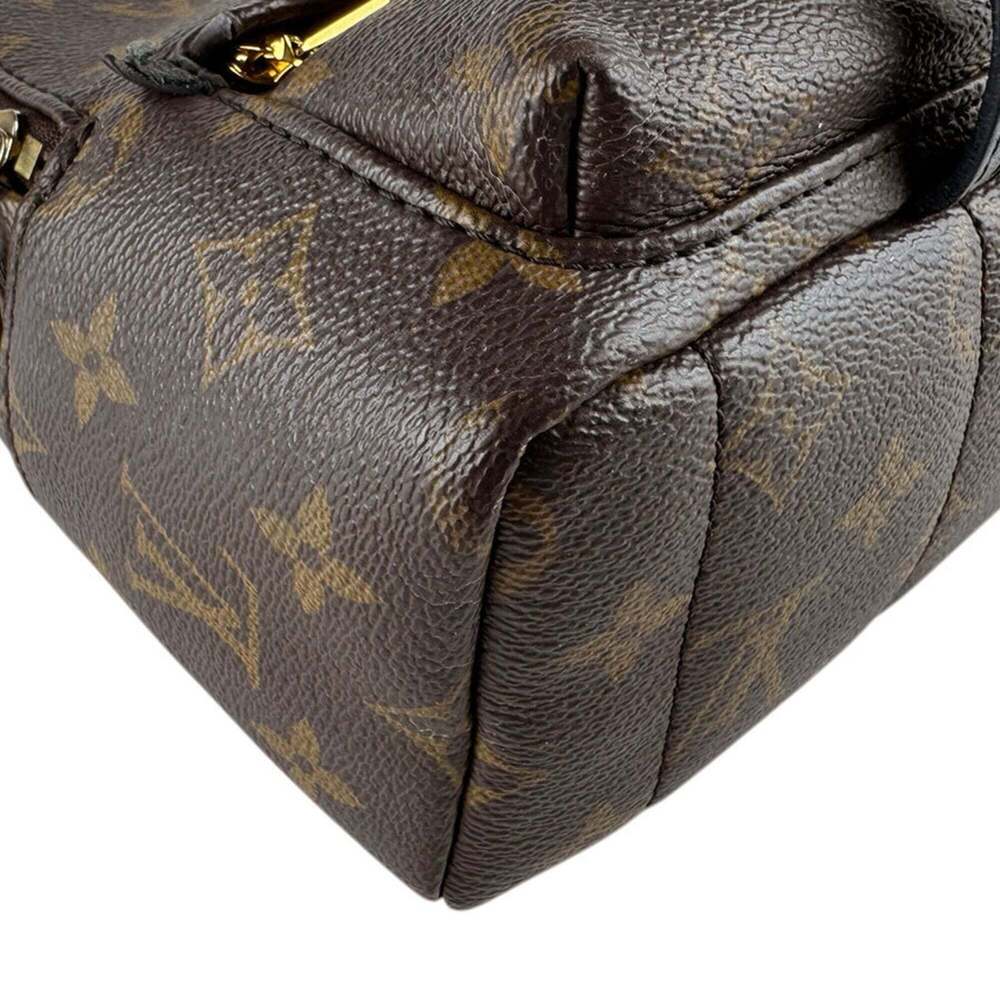 LOUIS VUITTON Brown Monogram Canvas Backpack - Picture 8 of 13